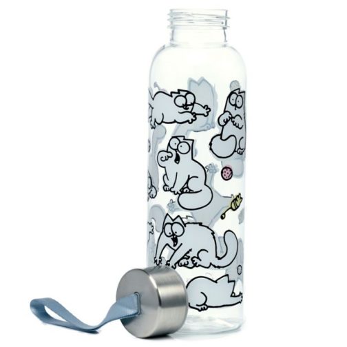 Katten bruikbestendige en BPA vrije waterfles Simon's Cat
